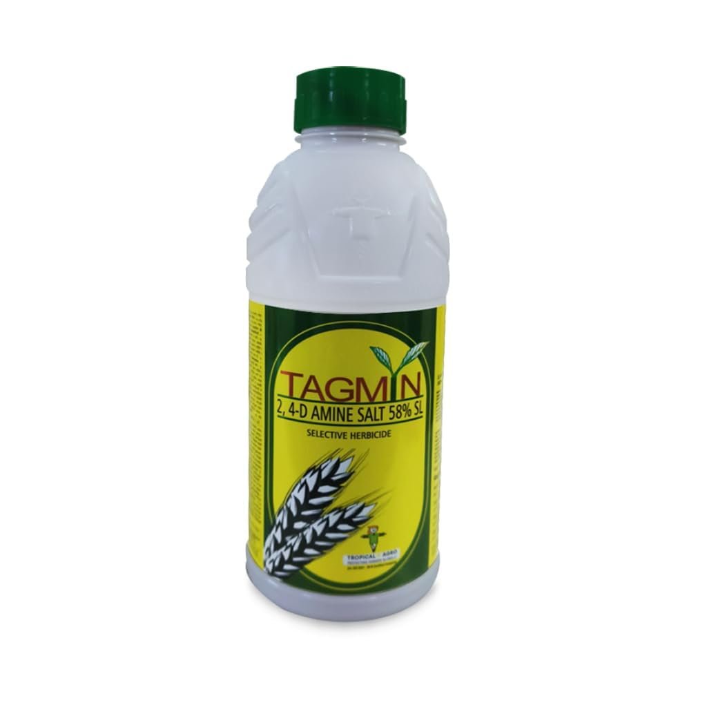 Generic 2,4-D Amine Salt 58% SL Herbicide - 48 Hour Weed Killer for Lawn/Garden/Outdoor - Non Selective