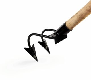 Shankra Creations 2 hal Garden Hand Cultivator, Double Prong Weeding Tool, Black for ninaan