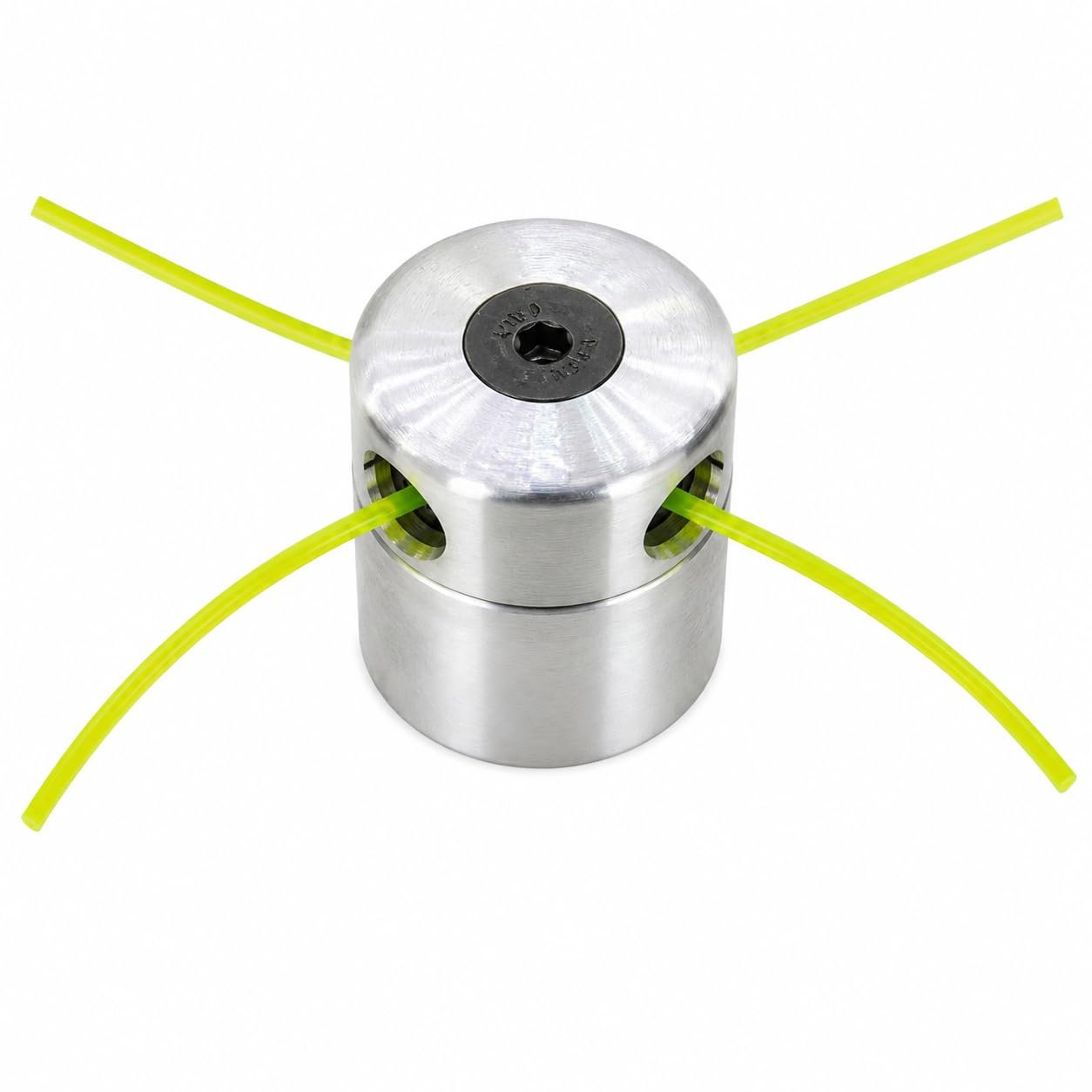 Weed Trimmer Head, Aluminum Grass Trimmer Head with 4 Lines Brush Cutter Head Lawn Mower Accessories Cutting Line Head for Strimmer