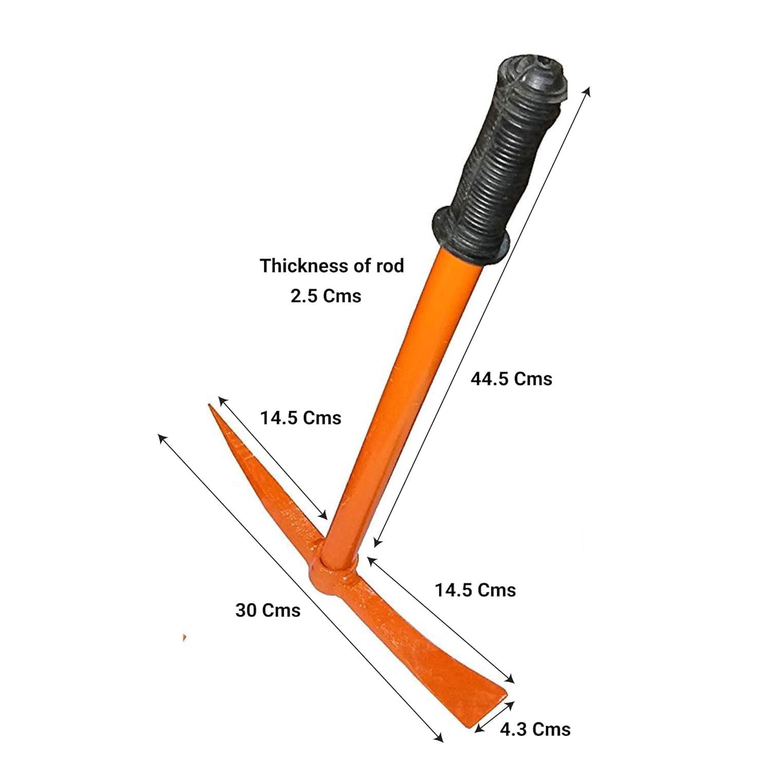 Garden Tiller - Durable Manual Tiller for Gardening & Agriculture | Hand Soil Tiller Tools for Farming | Mini Tiller & Cultivator | Agriculture Tools Equipment Tiller & Soil Preparation - Image 2