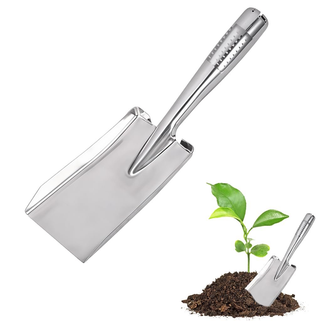 27 * 8cm Hand Shovel, Stainless Steel Trowel for Gardening