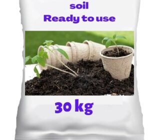 THE PLAST Plant Potting Mix Soil for Plants 30 kg- Soil Less All Purpose Ready to use Potting Mix Made with vermicompost/Neem Cake/Potash/River Sand/Bone Meal (30 KG)