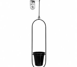 Ferro Pot Metal Hanging Flower Pot Holder with Over Door Hook | Heavy Duty Iron Hanging Planter Basket | Rust Resistant Indoor & Outdoor Plant Hanger for Balcony, Fence, Patio, Garden & Home Decor
