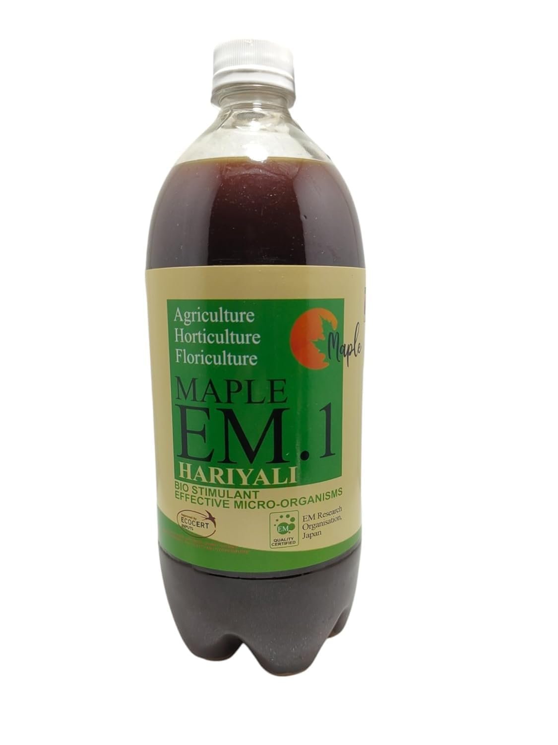 Maple EM.1 Environ Effective Microorganisms 1 Litre | Organic Waste Decomposer & Compost Accelerator | Deodorizes Solid Waste, Improves Soil Health for Farming - Image 2