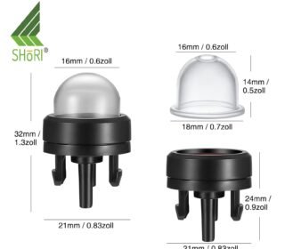 Primer Bulb Fuel Primer Bulb for Chainsaw, Trimmer, Brush Cutter, Blower, Lawn Mower (Pack of 2)