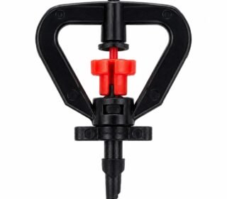 Hanging Drip Irrigation Kit 360° Rotatable Micro Sprinkler, 4mm Garden Water Sprayer Nozzle, Adjustable Watering Sprinkler Head for Garden, Greenhouse, Nursery, Lawn, Agriculture & Orchard(Pack of 10)