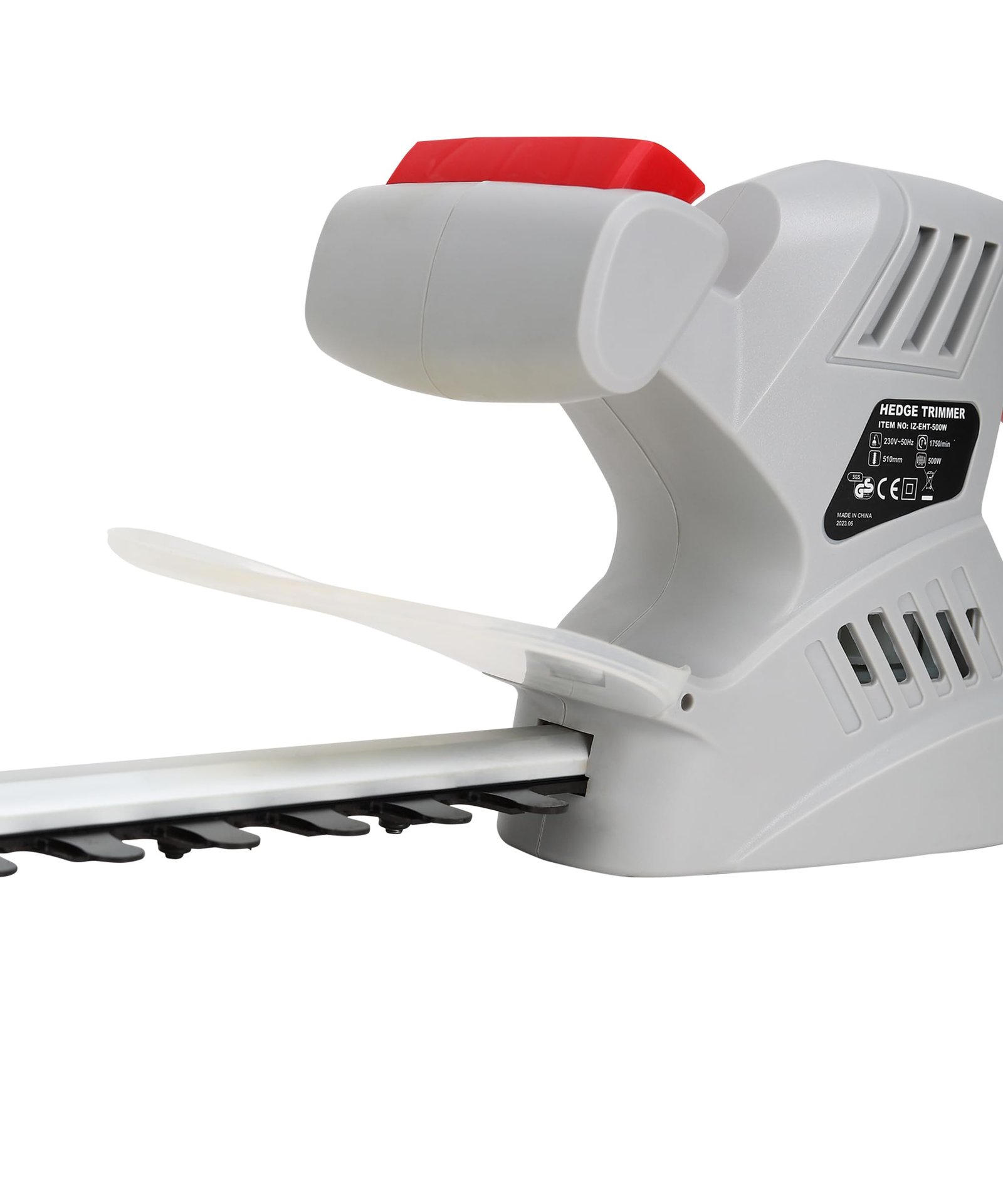 500W Corded Electric Hedge Trimmer for Gardening, 1750rpm, 55cm Blade, Hedge Cutter Light Weight for Stability & Durability - Image 4