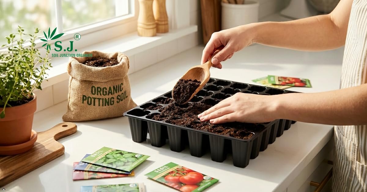 SJ Organics Seed Starter Tray - Pack of 10 (48 Cells Each) | Heavy Duty Germination Tray for Vegetables, Flowers & Hydroponic Gardening - Image 7