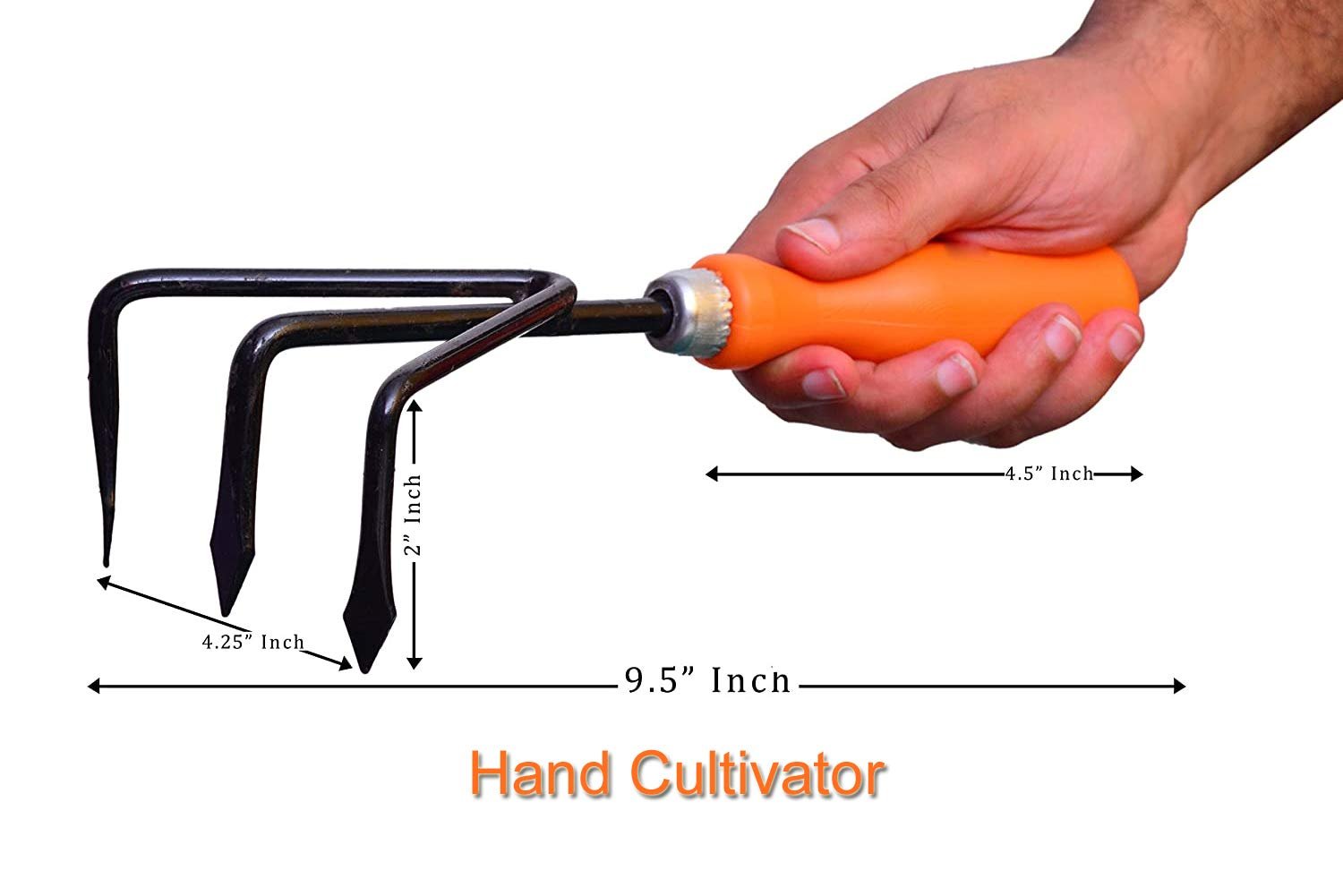 5 Pcs Gardening Tools Kit for All Your Gardening Needs (Orange & Black) (5 Pcs Set). - Image 4