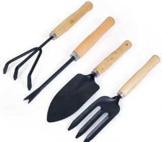 Garden Tools Set (4 Piece Garden Tool Kit)