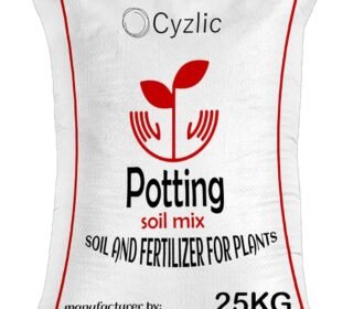 THE Cyzlic Organic Potting Soil Mix for Plants 25kg | Ready to Use Garden Soil with Cocopeat, Vermicompost, Neem Cake & Perlite | for Indoor & Outdoor Plants, Pots & Grow Bags (25 Kg)