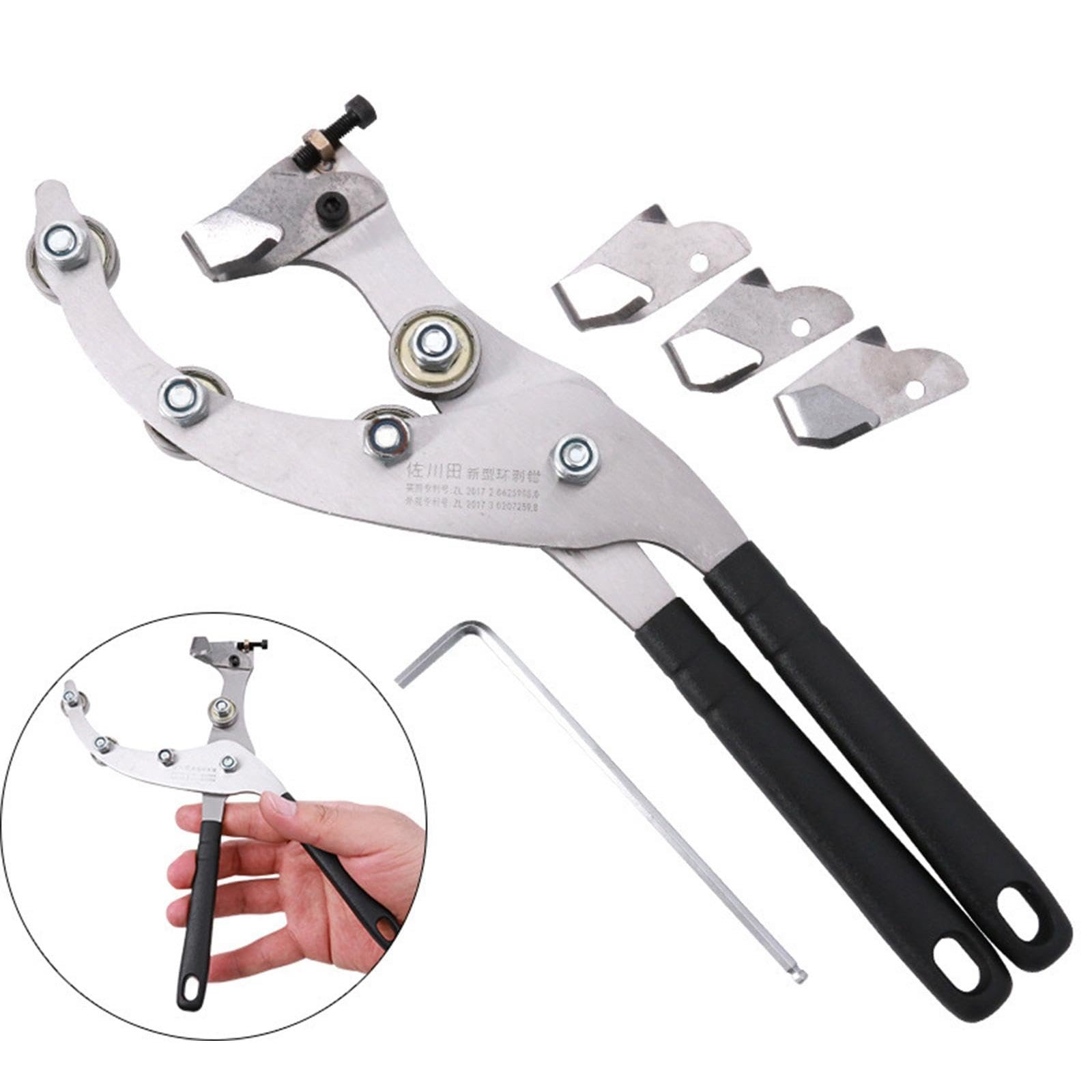 Fruit Tree Peeling with 4 Blade Tree Pruning Shears for Bonsai Garden Orchard - Image 8
