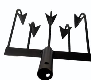 Shankra Creations Garden Hand Cultivator, 5 Tine Steel Claw, 5 hal, Manual Light Weeder, Soil Tiller, Ninaan निनान