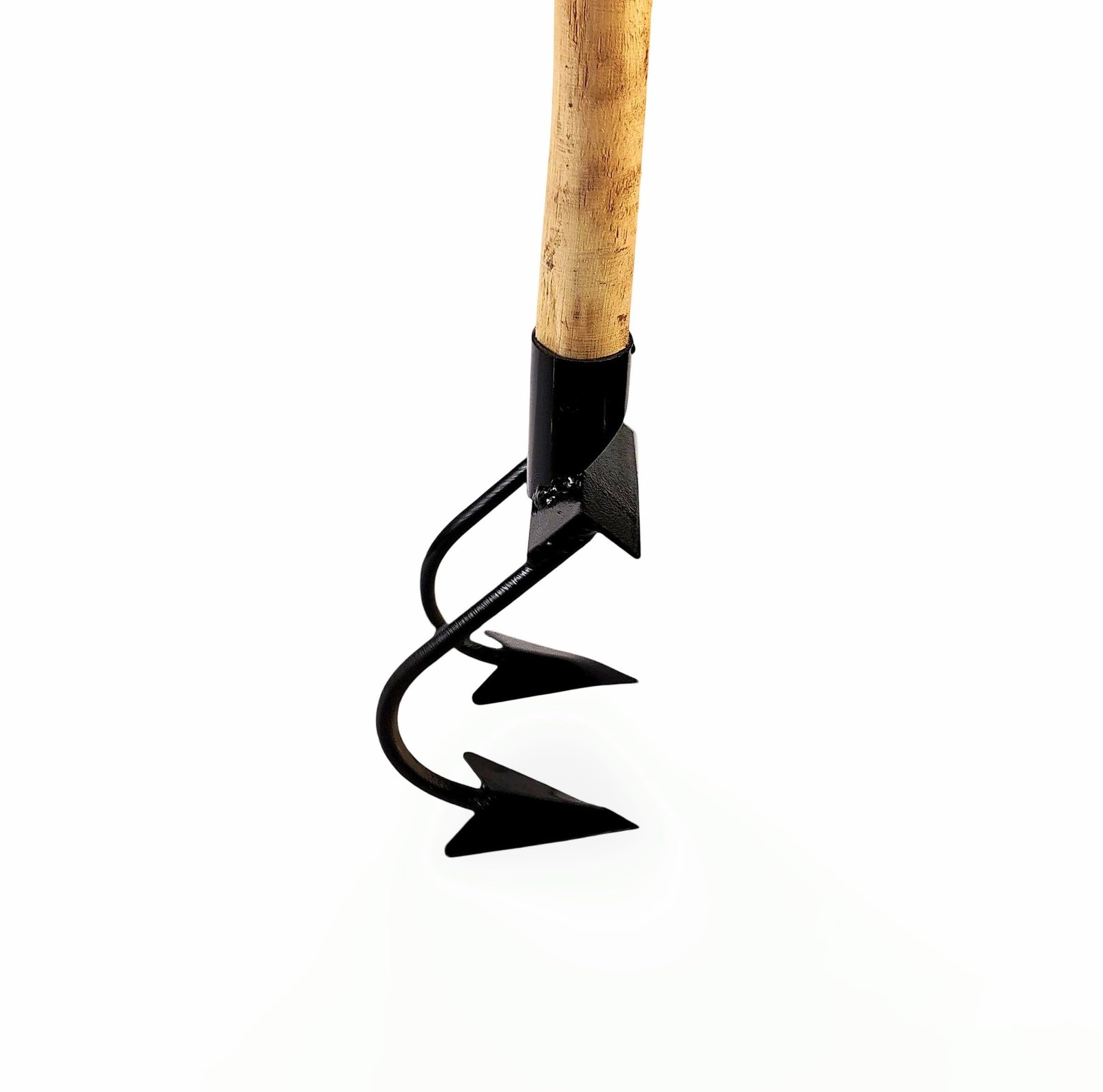 Shankra Creations 2 hal Garden Hand Cultivator, Double Prong Weeding Tool, Black for ninaan - Image 2