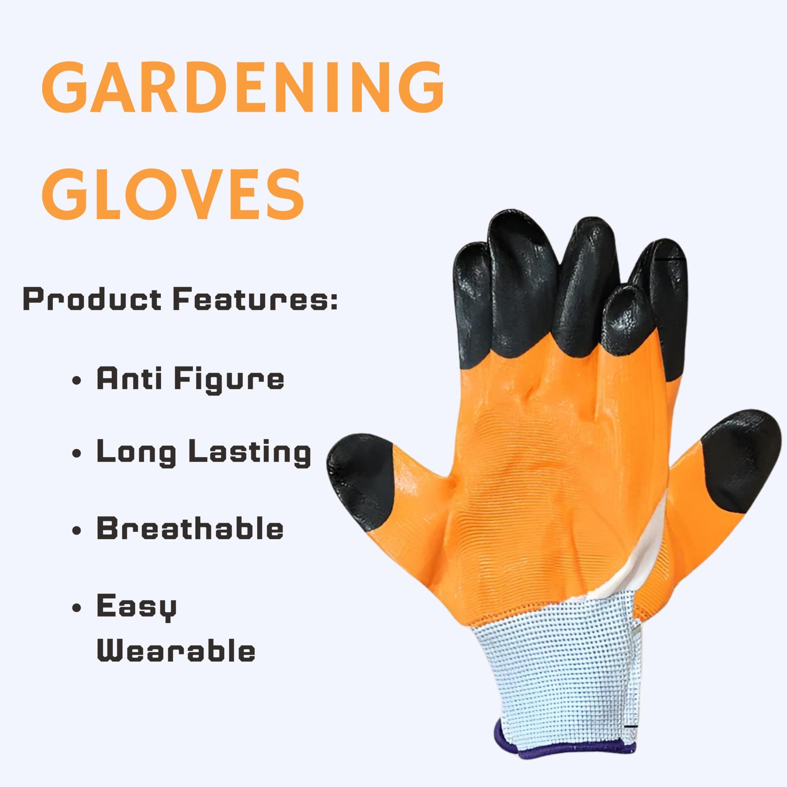 Growfast Garden Gloves - Comfortable and Protective Gear for Gardening Enthusiasts