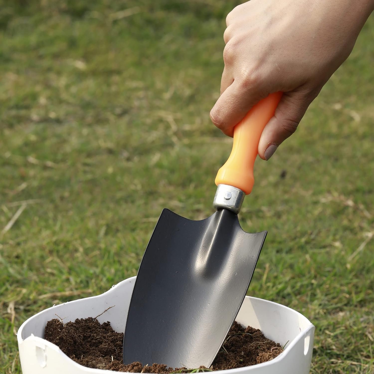 Aarav Garden Tool Set - 2 Pcs (Big Trowel, Cultivator) | Terrace Gardening, Home Accessories | Gardening Tools Kit for Home Gardening | Essential Farming Spade, Trowel, Tiller for Gardening - Image 2