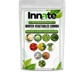 Winter Flowers and Vegetables Seeds Combo Pack, 10 Winter Vegetables and 11 Flower Varieties. Sow and Grow Fresh Healthy Seed in Your Garden Perfect for Home & Terrace [Pack Of 7500+Seeds].