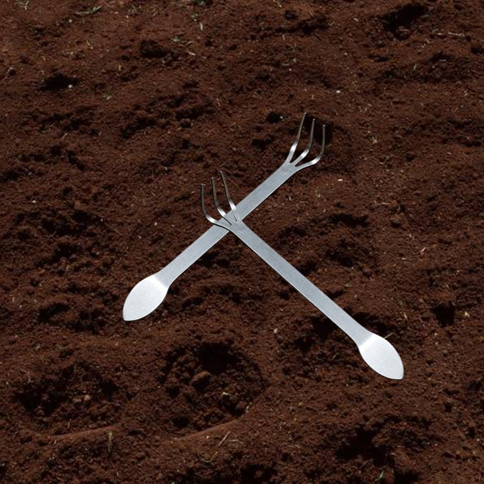 Bonsai Rake Ergonomic Handle Lightweight Weeding Rake for Farm Backyard Lawn - Image 8