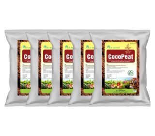 SJ Organics Cocopeat Powder Ready to Use 20 Kg – Bulk Pack Coconut Coir Soil Conditioner for Agriculture, Nursery, Commercial Gardening & Potting Mix, Organic