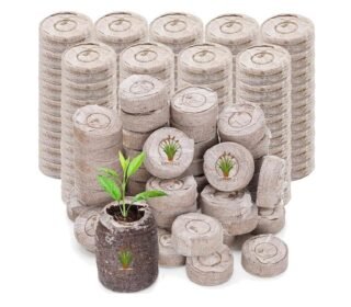 Coir Seed Germination Kit for Seed Starting | 100% Organic Coco Peat Pellets for Fast Root Growth | Eco-Friendly Seedling Pods for Plants, Herbs, Vegetables, Flowers | (Pack of 15).
