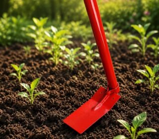 Heavy Duty Steel Garden Hoe for Weeding & Soil Cultivation