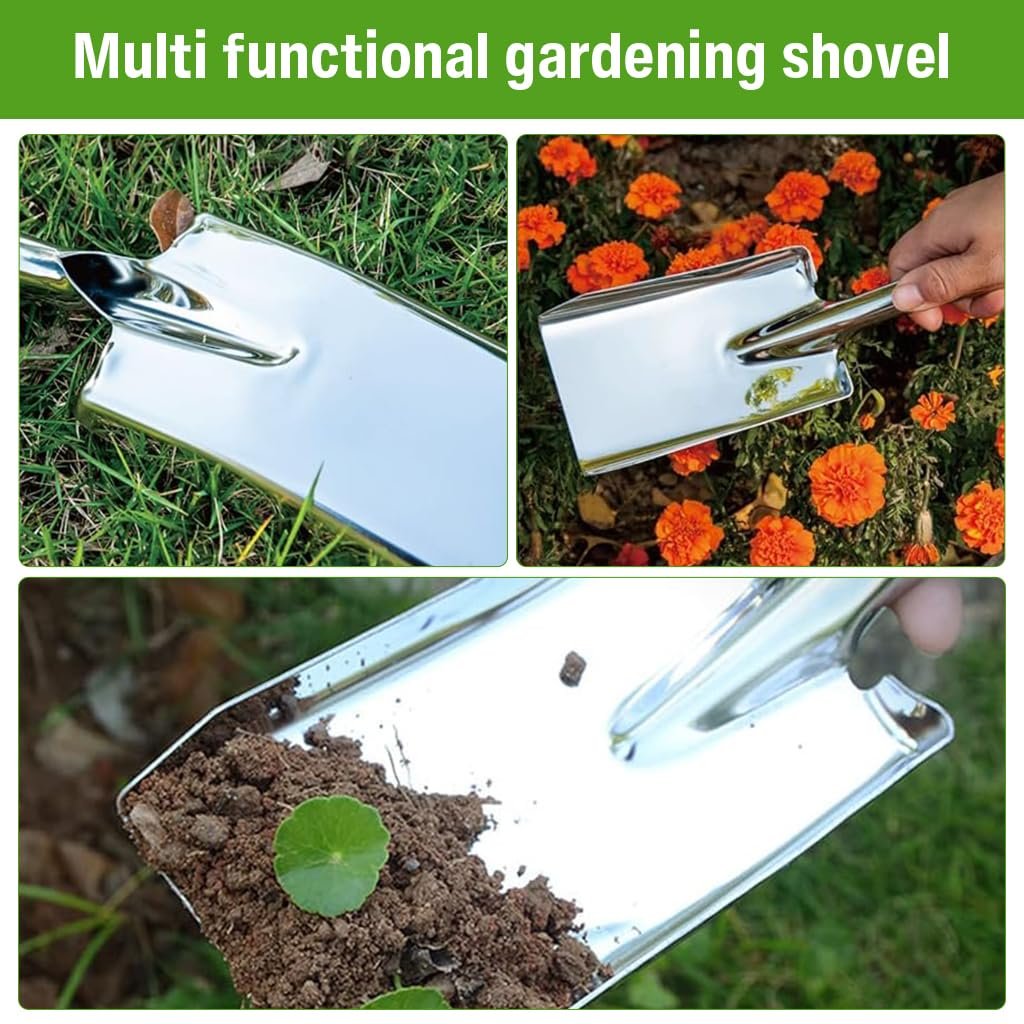 27 * 8cm Hand Shovel, Stainless Steel Trowel for Gardening - Image 5