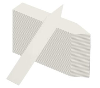 Generic Brands 100Pcs Plant Labels for Outdoor Garden, Plant Markers for Garden, Waterproof, Plant Tags for Gardeners, White