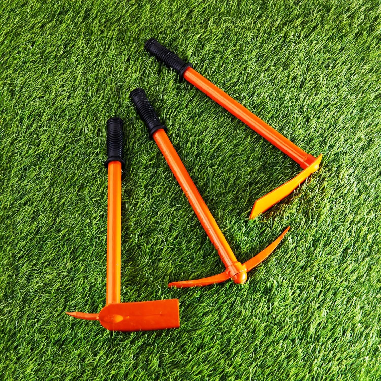 Heavy Duty Garden Kit | Garden Pickaxe (Tiller) & Hand Hoes with Prongs-2 Nos.|Garden Kit Essentials, Strong, Durable Steel Planter Accessories |Gardening Tools for Home Garden- Set of 3 - Image 3